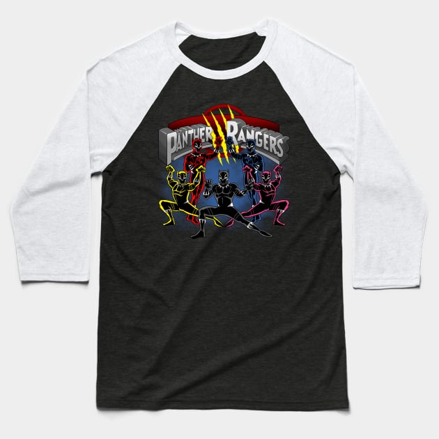 Panther Rangers Baseball T-Shirt by Andriu